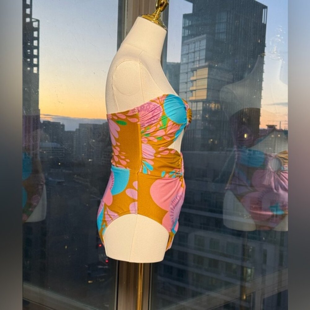 🆕 ZIMMERMANN 🧿 NWOT Teddy Double Ring 1PC Bathing Suit, Sz 2 US 6 - 8 - Picture 5 of 16